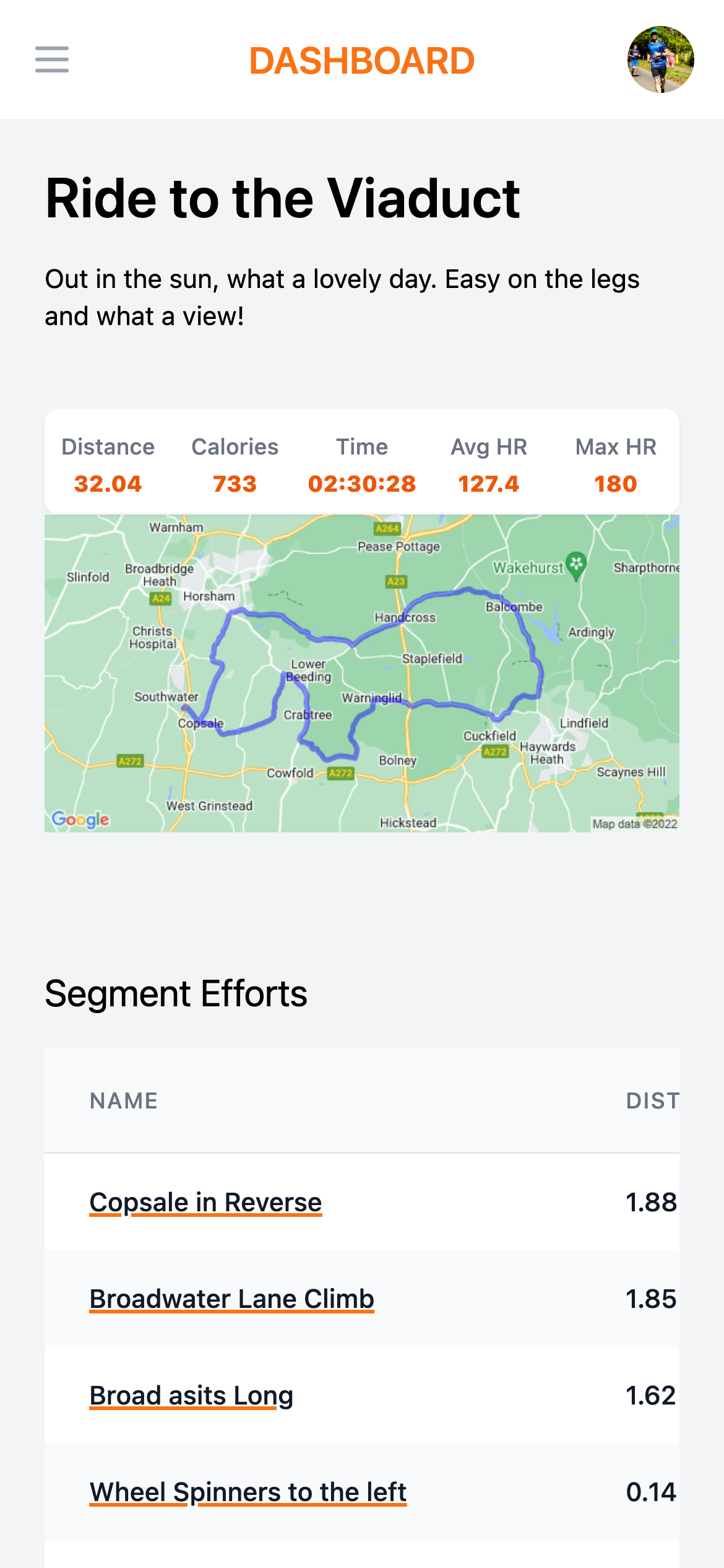 mobile user interface